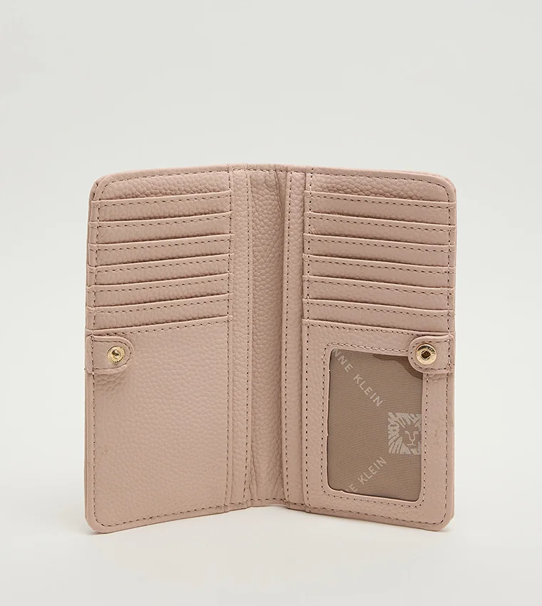 Anne Klein  Anne Klein Logo Detail Bi-fold Wallet for Women | Best Price UAE